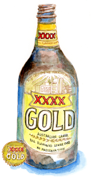 オーストラリアビール　４X-GOLD