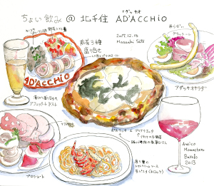 ピザでちょい飲み＠北千住・AD'ACCHIO